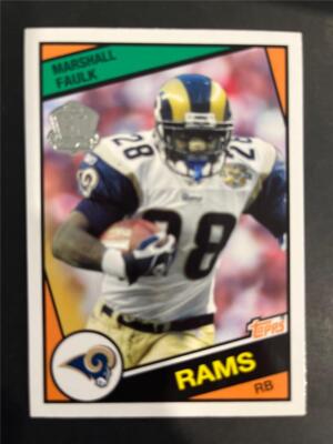 2015 Topps 60th Anniversary Insert #T60-MFA Marshall Faulk Rams