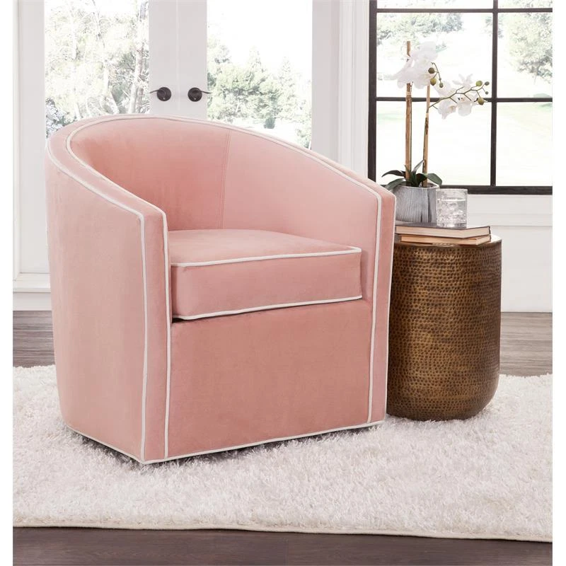 Blush cheap swivel chair
