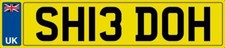 Shed OH Sheds Fencing Garden Builder Landscape Private number plate reg SH13 DOH
