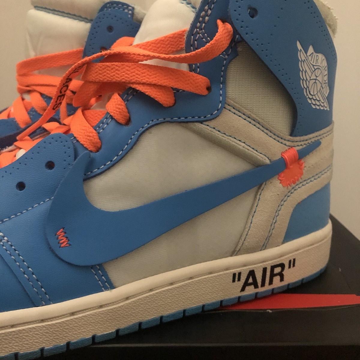 USED Jordan 1 Retro OG x Off-White High UNC - Size US 10 USED Jordan 1 Retro OG x Off-White High UNC - Size US 10