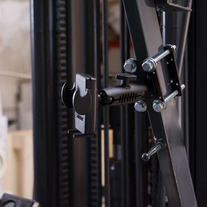 ARKON FLBKTSM4 Robusto Soporte para Carretilla Elevadora Montaje para Teléfono Minorista Negro Foto 4 de 4