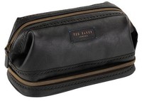 Ted Baker Black Brogue Clobber Wash Bag Gift Box Faux Leather Birthday Gift Ted Baker Black Brogue Clobber Wash Bag Gift Box Faux Leather Birthday Gift