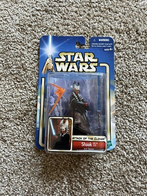 Star Wars Attack of the Clones SHAAK TI Jedi Master w/Lightsaber & Laser Blast