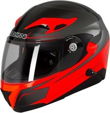 Duchinni D405 Colt Black Orange Full Face Motorcycle Helmet Crash Helmet NEW