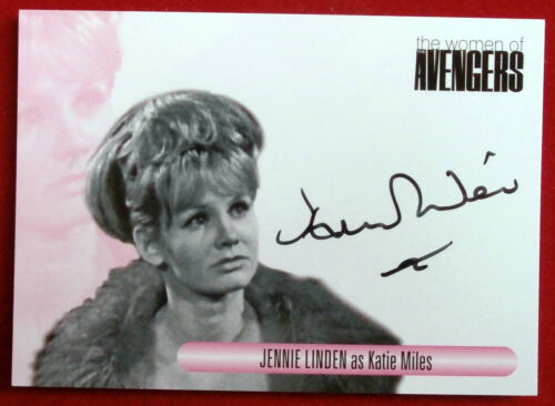 Women Of The Avengers - JENNIE LINDEN - Hand-Signed Autograph Card - Picture 1 of 2