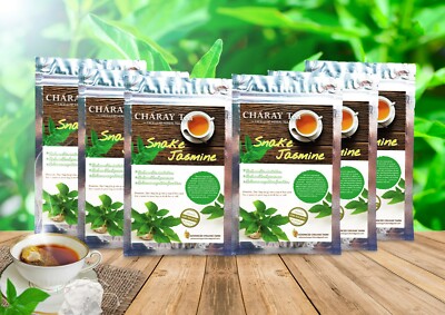 6 Snake Jasmine Herbal Tea Bags Reduce skin irritation Reduce blood pressure