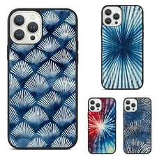 Anti drop Cover For Samsung Galaxy Motorola Apple iPhone bold shibori tie dye JP