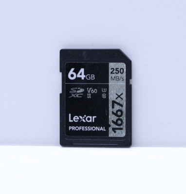 Lexar Professional 1667x 64GB SDXC UHS-II SD Card