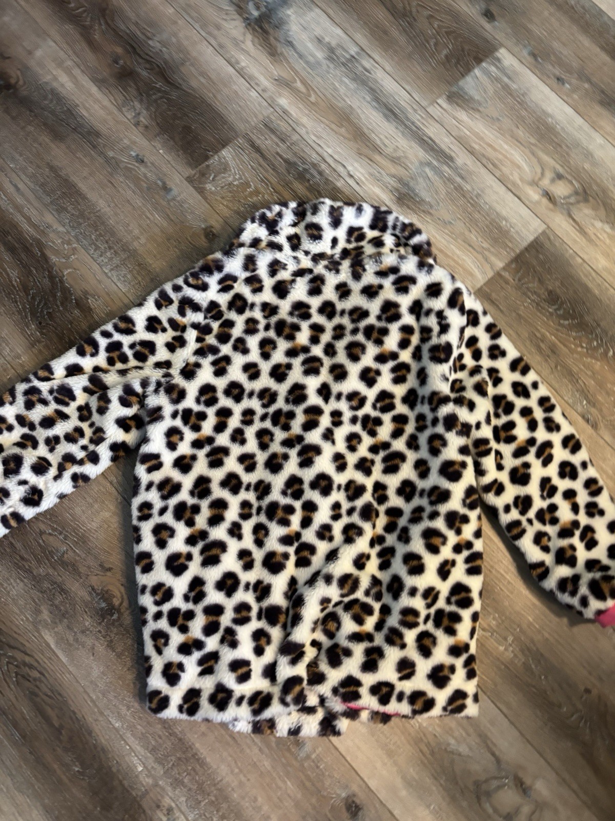 Finding Foxtale Leopard Print Collared Button Mid… - image 3