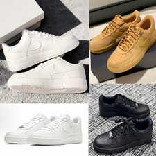 Nike Air Force 1 '07 Men's Shoes Low Triple Sneakers Black/ White/ Brown