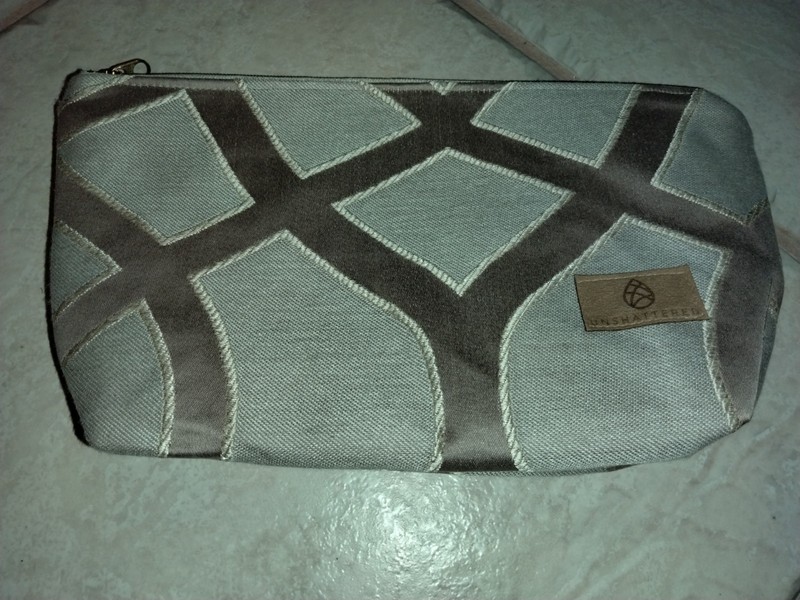 Unshattered makeup/toiletry bag