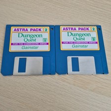 ✅ 2 Floppy Disks DUNGEON QUEST ⭐ Commodore Amiga 500 1200 2000 ⚡️ image