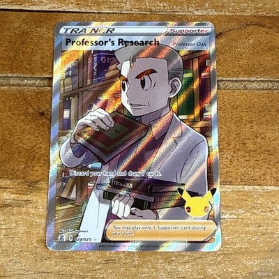 Pokémon TCG Professor's Research (Full Art) Feierlichkeiten 024/025 Holo Ultra Selten