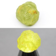 💎 11.52ct Rough Natural Yellowish Green Grossular Garnet - Africa Gemstone