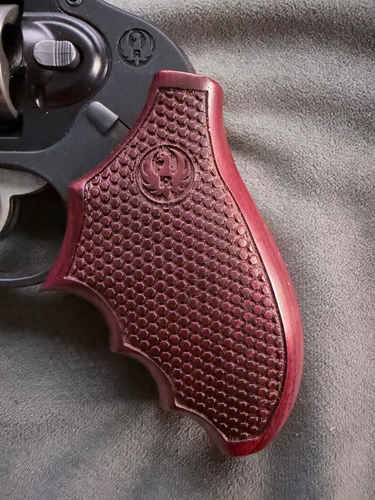 Ruger LCR LCRx Revolver Grips - Fits .38 Spl+P, 9mm Luger, .357 Magnum, Hardwood - Afbeelding 11 van 15