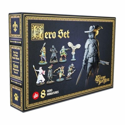 Raybox Games Die Katzen von Mont Saint-Michel Helden Miniaturen Set Schwarz