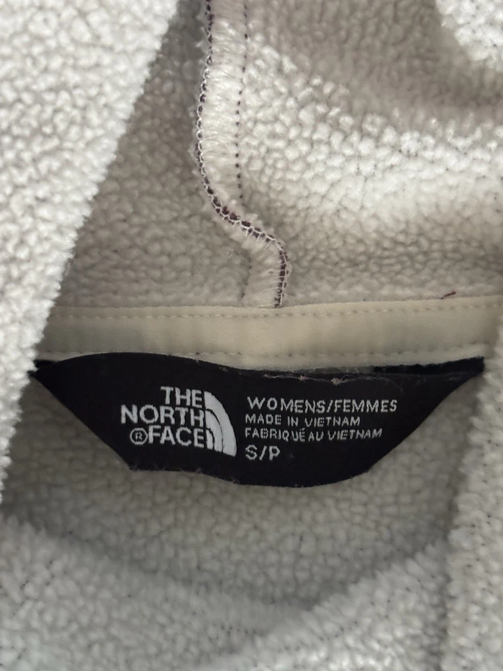 North face Fleece Lined purple mock neck sweater Women’s Sz Small - Image 3 of 4