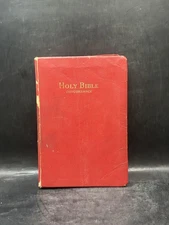 Holy Bible Concordance Red Letter Edition Self-Pronouncing Red Cover Hardcover