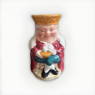Burlington Old King Cole Toby Kanne 9 cm Vintage Top Zustand Sammlerstück 