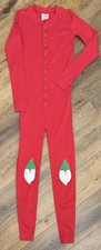 Hanna Andersson Christmas Red Pajama Santa One Piece Union Suit 150 Boy Girl 12