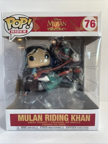 Funko Pop Rides Disney Mulan Riding Khan Horse #76 Vinyl Figure