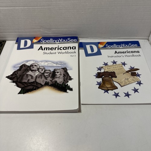 Spelling You See Americana Student Book And Instructor’s Handbook 2014 Part 2 - Picture 1 of 14