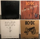 AC/DC - LOT OF 4 Australian LPs orig 1980s *DAMAGED JACKETS* read description