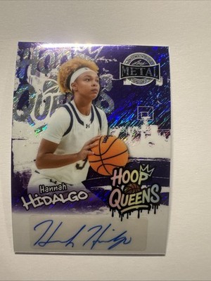 Hannah Hidalgo 2025 Leaf Women of Sport Purple Shimmer Auto Autograph 1/6