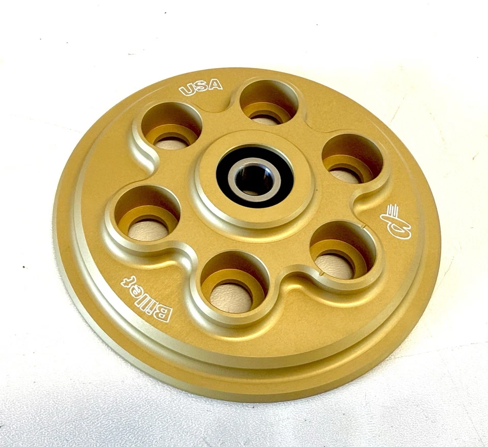 Placa de presión de embrague seco anodizado genuino PauliMoto para modelos Ducati 91-14 Foto 2 de 4