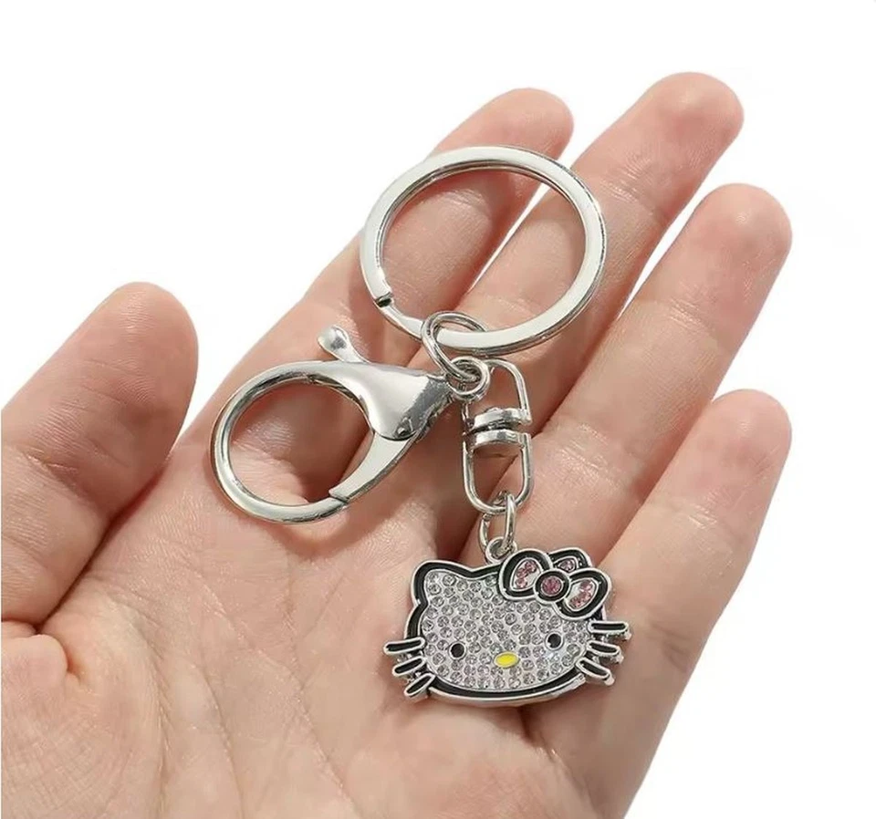 LLAVERO HELLO KITTY Dije Personaje Gato Llavero o Cartera Mochila Bolso Pañal Foto 3 de 4