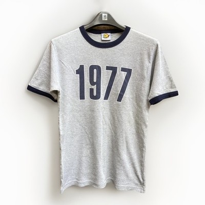 Vintage 90s Ash T Shirt Medium 1977 Tour Ringer Underworld Indie Britpop Band
