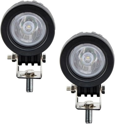 LED Motorcycle Spotlight, Fog Work Driving Auxiliary Bike 2'' 10W Spot Beam