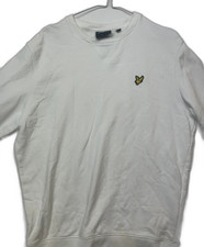Lyle & Scott White Cotton Sweatshirt size M M...