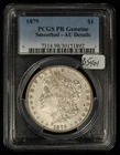 1879 $1 Morgan Silver Dollar - PROOF - PCGS Genuine PR AU Dets - SKU-B5401