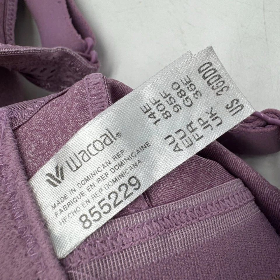 Sujetador deportivo convertible con aros Wacoal para mujer 36DDD rosa ropa deportiva Foto 3 de 4