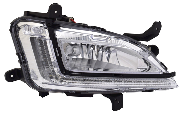Nebelscheinwerfer Rechts FüR Hyundai Tucson TL 2018- H8 LED Tagfahrlicht DRL-image
