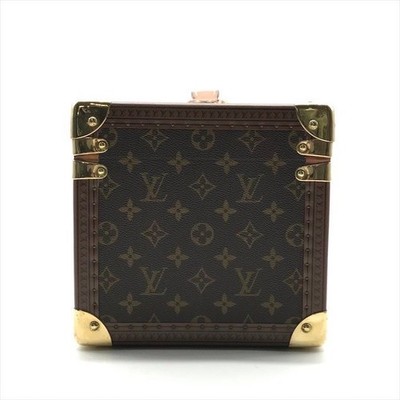 Auth LOUIS VUITTON Boite Flacons Cosmetic Case Monogram Brown