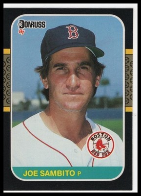 1987 Donruss Joe Sambito #421 Boston Red Sox Lot of 28