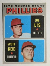Phillies 1970 Rookie Stars (Joe Lis / Scott Reid)