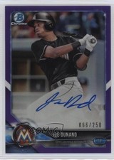 2018 Bowman Chrome Prospect Purple Refractor /250 Joe Dunand #BCPA-JD Auto 13c1