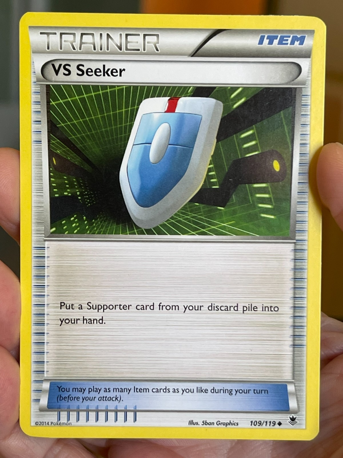 POKEMON VS SEEKER 109/119 UNCOMMON PHANTOM FORCES VLP/LP CARD