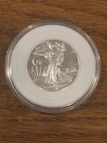 1/2 Troy oz Silver Round - (Walking Liberty) .999 Fine Money Metals Exchange
