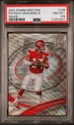 2021 PANINI SPECTRA /10 PATRICK MAHOMES WAVE #126 PSA 8.5