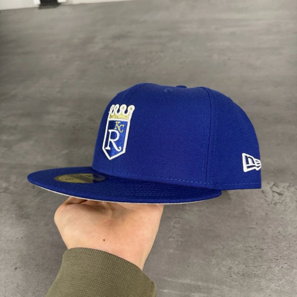 Kansas City Royals Hat New Era Cap 8 Turn Back The Clock 1971 Cooperstown 5950 - Image 3 of 4