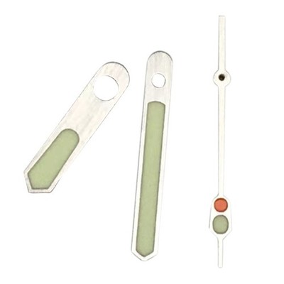 Green C3 Luminous Watch Hands Needles Set For Japanese NH35 NH36 Movement Parts