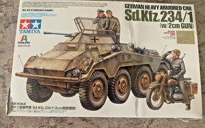 Tamiya #37019 German Heavy Armored Car Sd.Kfz. 234/1 w/2cm Gun 1/35