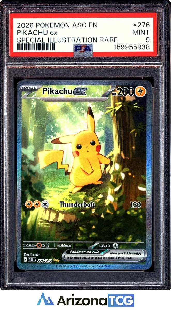 Pikachu Pokémon TCG Professional Sports Authenticator (PSA