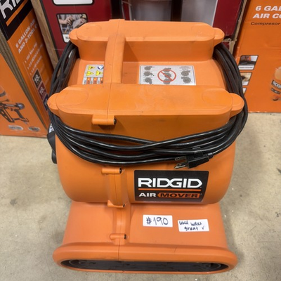 #ad Ridgid 3 Speed Portable Air Mover AM25601 Used Works $155.00