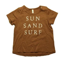 Rylee + Cru Basic Tee Sun Sand Surf 18-24 Months Baby Toddler Top