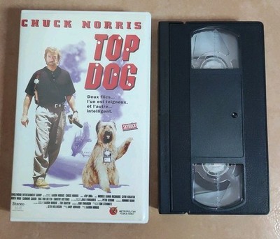 #124 K7 VHS / CASSETTE Video Top Dog Chuck Norris Zwei Bullen Einer ist stumpf..